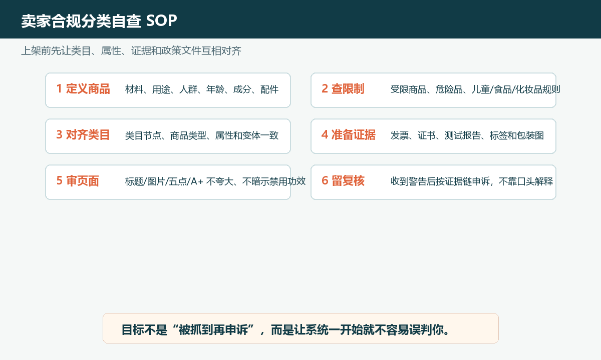 卖家合规 SOP