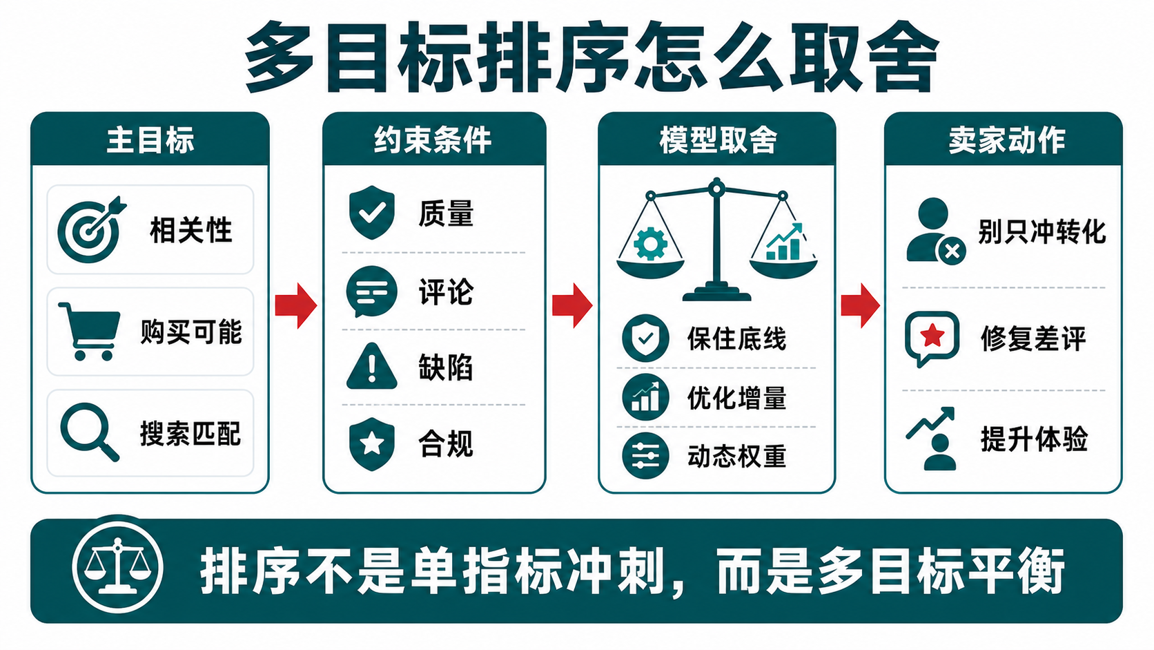 多目标排序怎么取舍