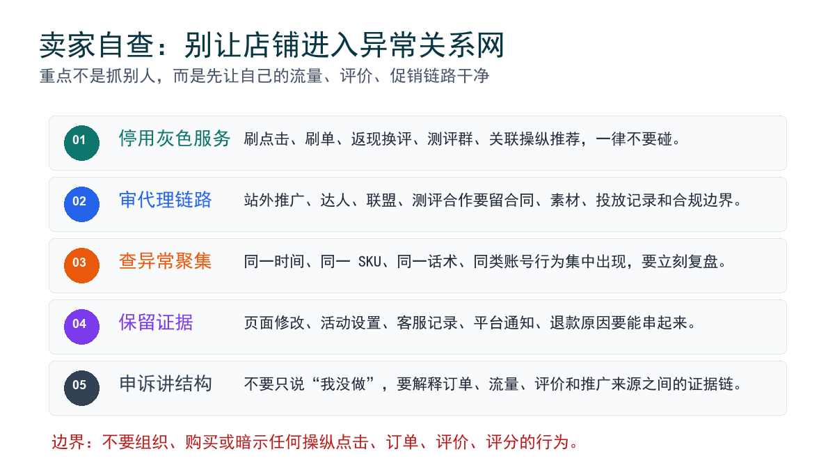 卖家图风险自查 SOP
