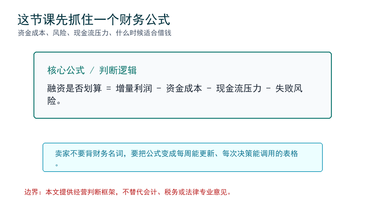 核心公式