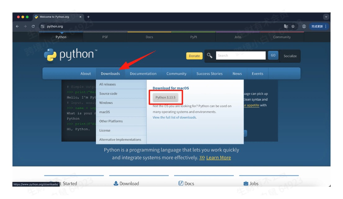 Python 下载入口